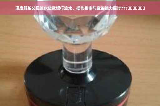深度解析父母流水贷款银行流水，操作指南与查询能力探讨???​​​​​​​