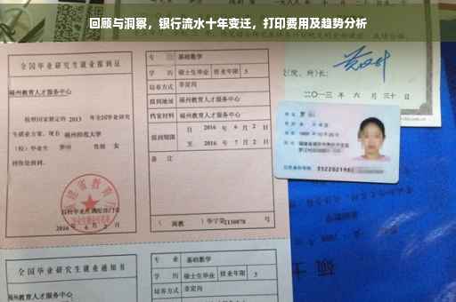 回顾与洞察，银行流水十年变迁，打印费用及趋势分析