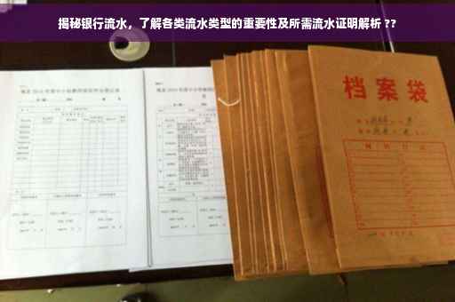 揭秘银行流水，了解各类流水类型的重要性及所需流水证明解析 ??
