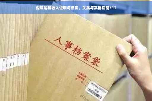 深度解析收入证明与缴税，关系与实用指南?⚡️