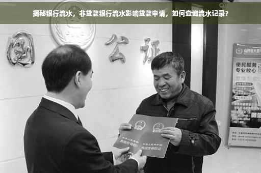 揭秘银行流水，非贷款银行流水影响贷款申请，如何查询流水记录？