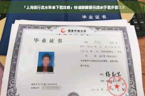「上海银行流水账单下载攻略」快速掌握银行流水下载步骤⚡️?