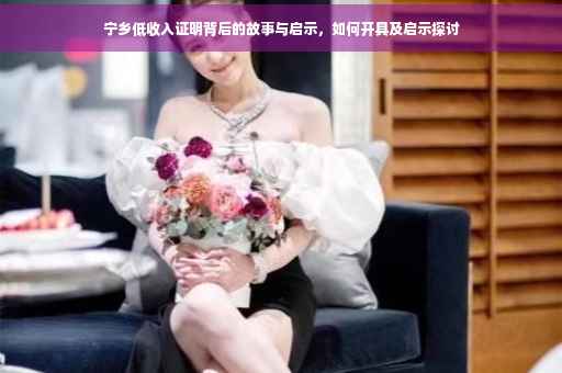 宁乡低收入证明背后的故事与启示，如何开具及启示探讨