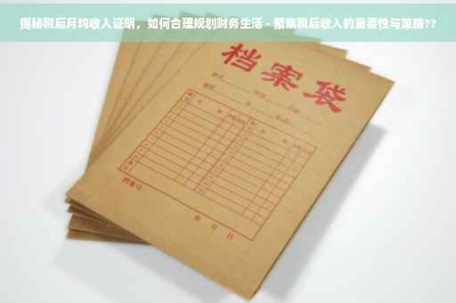 揭秘税后月均收入证明，如何合理规划财务生活 - 聚焦税后收入的重要性与策略??