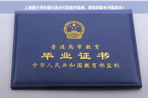 上海银行手机银行流水打印操作指南，轻松获取电子版流水?