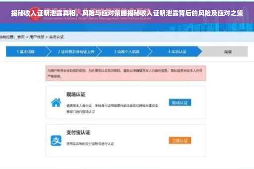 揭秘收入证明泄露真相，风险与应对策略揭秘收入证明泄露背后的风险及应对之策