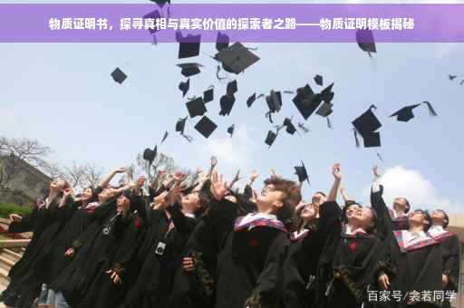 物质证明书，探寻真相与真实价值的探索者之路——物质证明模板揭秘