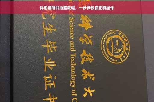 详细证明书拍照教程，一步步教你正确操作