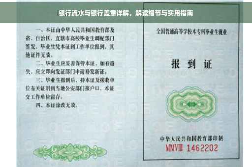 银行流水与银行盖章详解，解读细节与实用指南