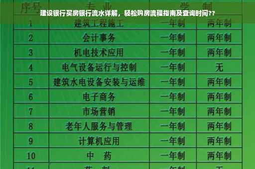 建设银行买房银行流水详解，轻松购房流程指南及查询时间??