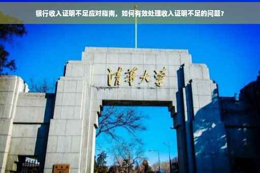 银行收入证明不足应对指南，如何有效处理收入证明不足的问题？