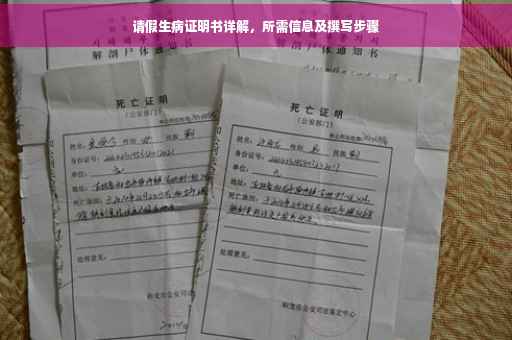 请假生病证明书详解，所需信息及撰写步骤