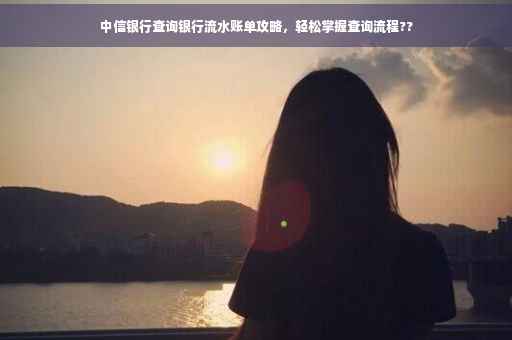 中信银行查询银行流水账单攻略，轻松掌握查询流程??