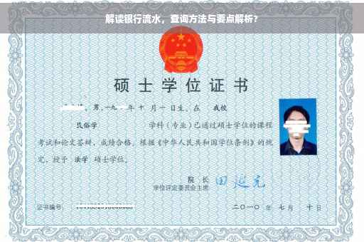 解读银行流水，查询方法与要点解析?