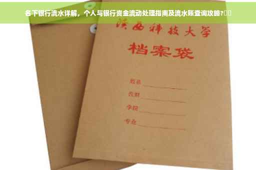 名下银行流水详解，个人与银行资金流动处理指南及流水账查询攻略?⚡️