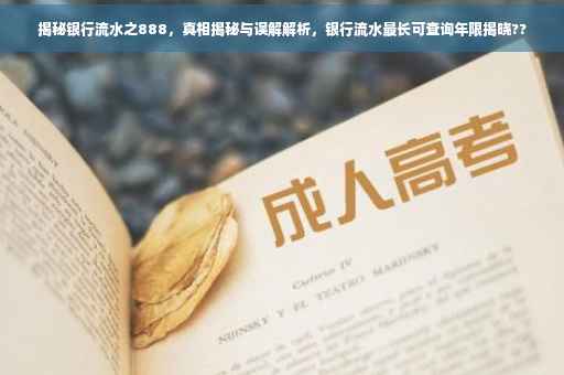 揭秘银行流水之888，真相揭秘与误解解析，银行流水最长可查询年限揭晓??
