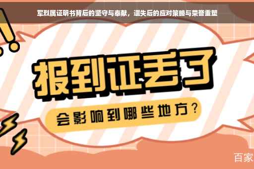 军烈属证明书背后的坚守与奉献，遗失后的应对策略与荣誉重塑