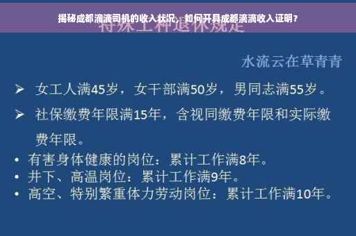 揭秘成都滴滴司机的收入状况，如何开具成都滴滴收入证明？