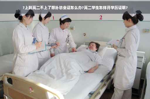 ?上到高二不上了想补毕业证怎么办?高二学生怎样开学历证明?