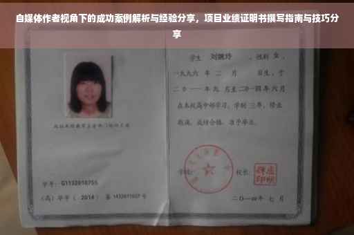 自媒体作者视角下的成功案例解析与经验分享，项目业绩证明书撰写指南与技巧分享