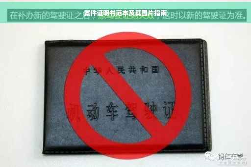 案件证明书范本及其图片指南