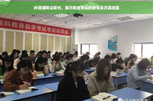 所得课税证明书，揭示税收背后的故事及开具流程