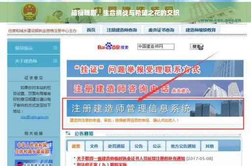 脑瘤晚期，生命挑战与希望之花的交织