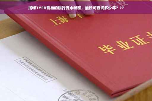 揭秘TYFB背后的银行流水秘密，最长可查询多少年？??