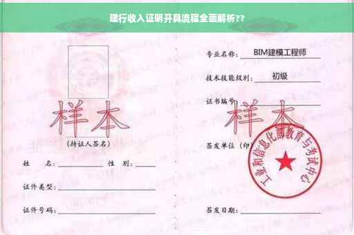 建行收入证明开具流程全面解析??