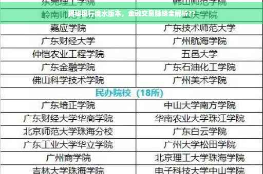 揭秘银行流水版本，金融交易脉络全解析??