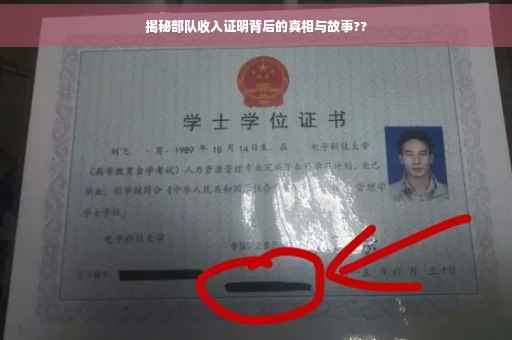 揭秘部队收入证明背后的真相与故事??