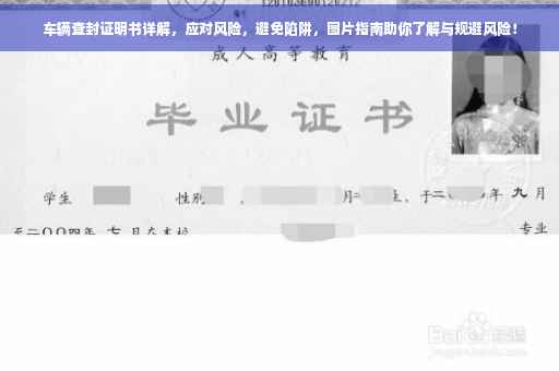 车辆查封证明书详解，应对风险，避免陷阱，图片指南助你了解与规避风险！