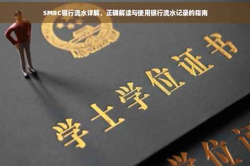SMBC银行流水详解，正确解读与使用银行流水记录的指南