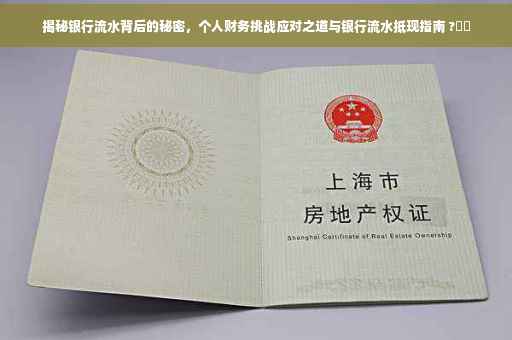揭秘银行流水背后的秘密，个人财务挑战应对之道与银行流水抵现指南 ?⚡️