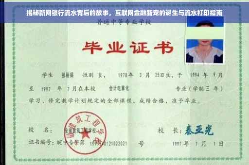 揭秘新网银行流水背后的故事，互联网金融新宠的诞生与流水打印指南