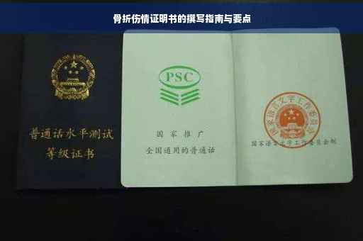 骨折伤情证明书的撰写指南与要点