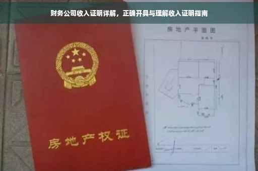 财务公司收入证明详解，正确开具与理解收入证明指南