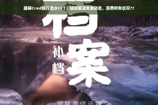 揭秘Cred银行流水CFT，轻松解读资金动态，洞悉财务状况??