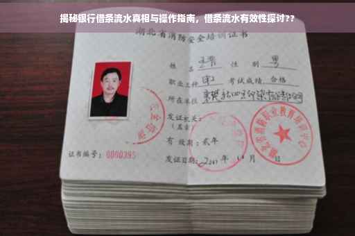 揭秘银行借条流水真相与操作指南，借条流水有效性探讨??