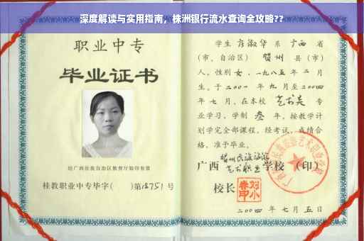 深度解读与实用指南，株洲银行流水查询全攻略??