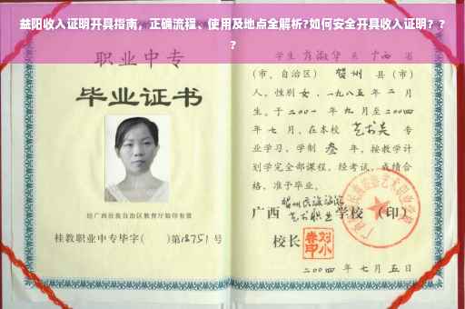 益阳收入证明开具指南，正确流程、使用及地点全解析?如何安全开具收入证明？??