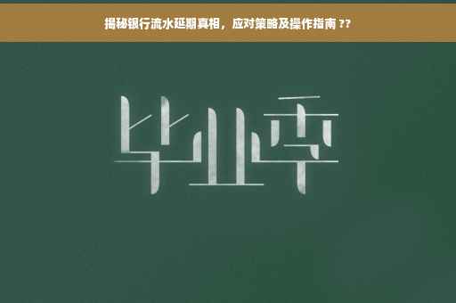 揭秘银行流水延期真相，应对策略及操作指南 ??