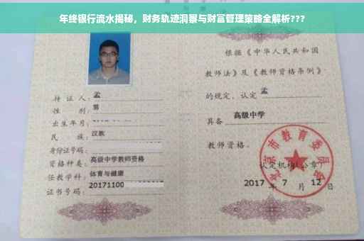 年终银行流水揭秘，财务轨迹洞察与财富管理策略全解析???