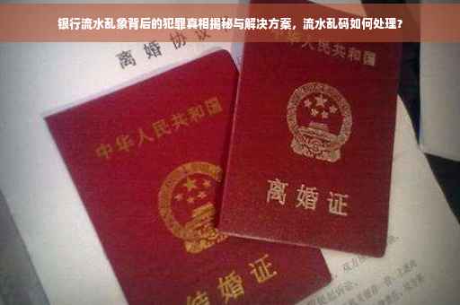 银行流水乱象背后的犯罪真相揭秘与解决方案，流水乱码如何处理？