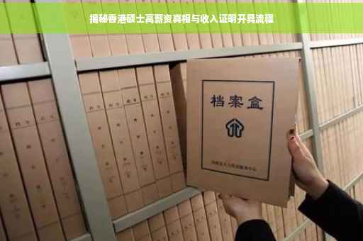 揭秘香港硕士高薪资真相与收入证明开具流程