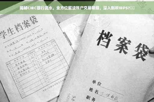 揭秘CIBC银行流水，全方位解读账户交易明细，深入剖析IBPS?⚡️