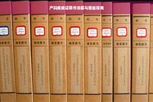 产科疾病证明书详解与模板指南