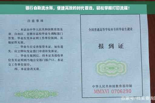 银行自助流水账，便捷高效的时代首选，轻松掌握打印流程！