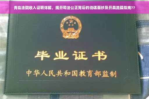 青岛法院收入证明详解，揭开司法公正背后的待遇面纱及开具流程指南??