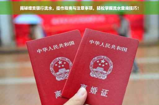 揭秘增资银行流水，操作指南与注意事项，轻松掌握流水查询技巧！